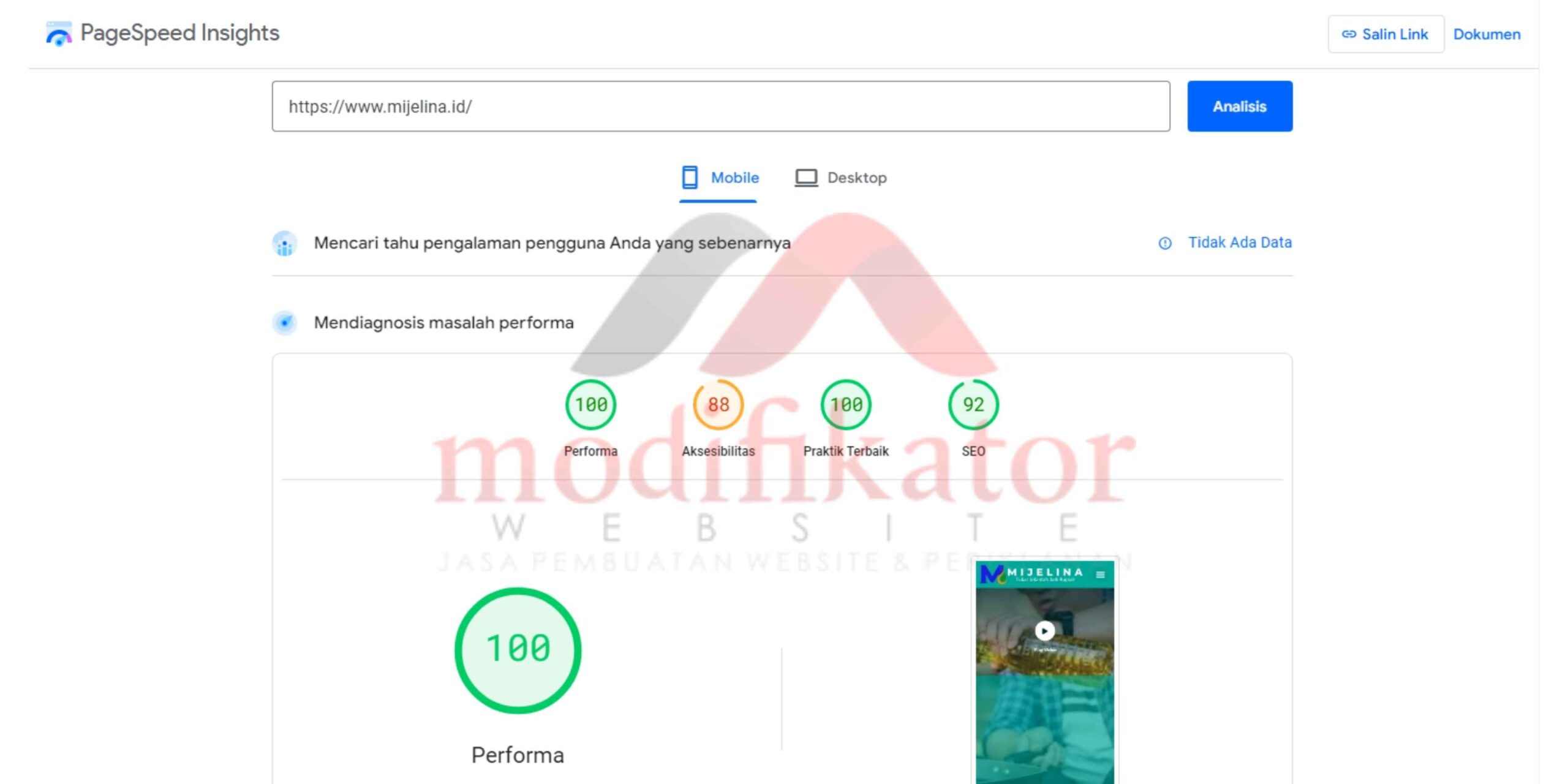 Performa Website Klien Modifikator Website (5)