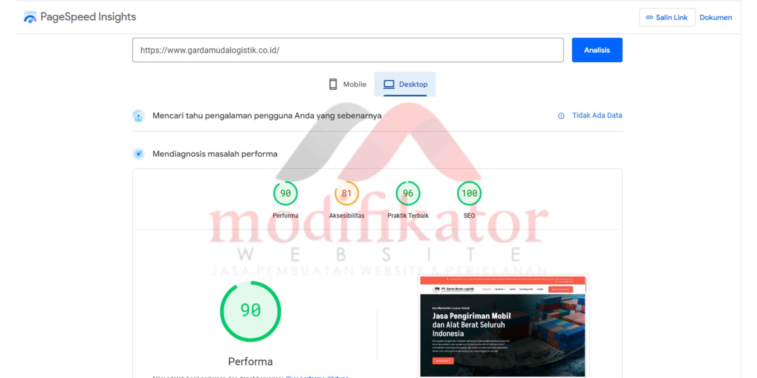 Performa Website Klien Modifikator Website (8)
